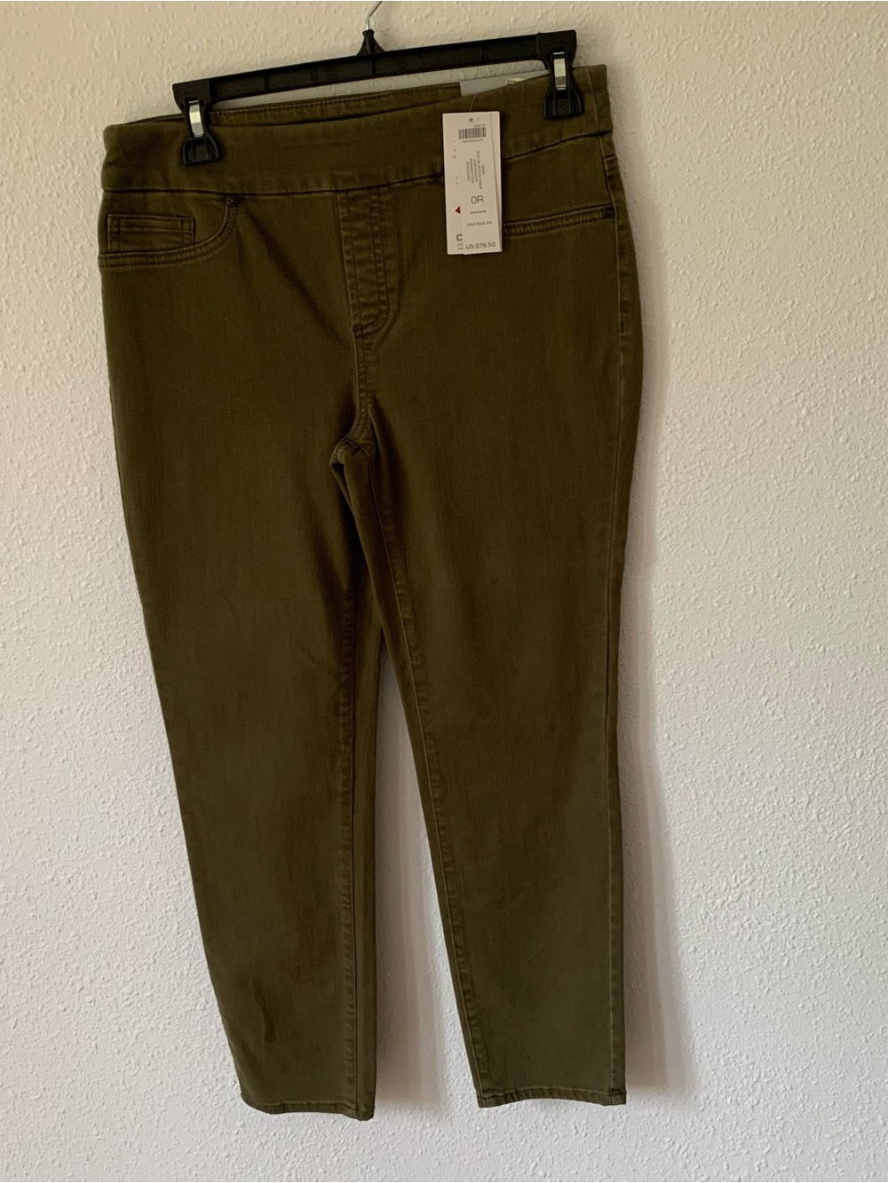 NWT Chico's Olive Skinny Stretch Jegging Jeans Ankle length 4R